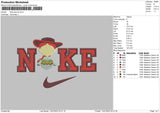 Nike Jessi Ts Embroidery File 6 sizes