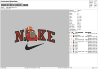 Nike Mack Embroidery File 6 sizes