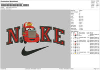 Nike Mack Embroidery File 6 sizes