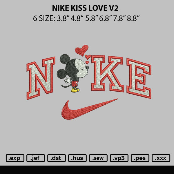 Nike Kiss Love V2 Embroidery