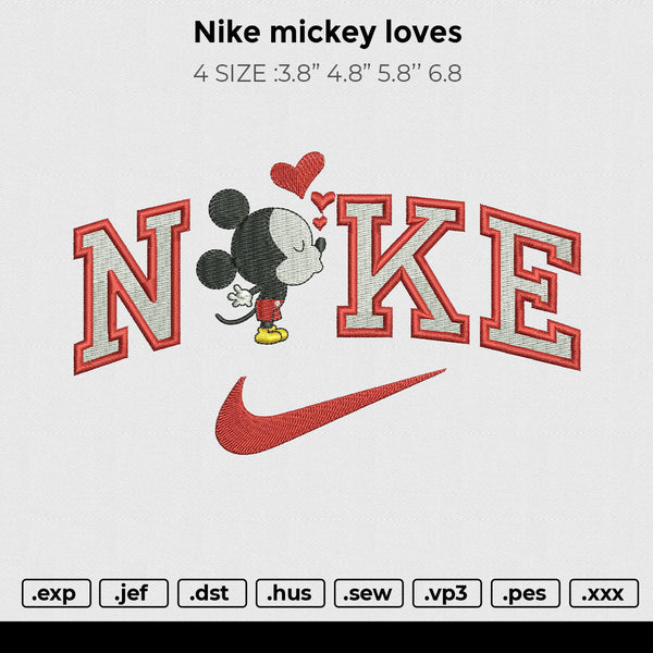 nike mickey loves