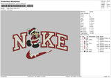 Nike Mickey Snow Embroidery File 6 sizes