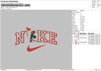 Nike Kiss Love V1 Embroidery