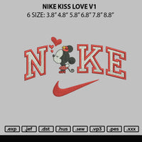 Nike Kiss Love V1 Embroidery