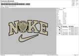 Nike Orleans Embroidery File 6 sizes