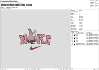 Nike Patrick Smoke Embroidery File 6 sizes