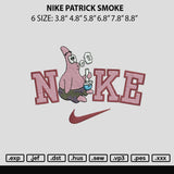 Nike Patrick Smoke Embroidery File 6 sizes