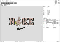 Nike Patrick V2 Embroidery File 6 sizes