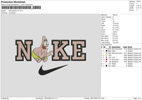 Nike Patrick V2 Embroidery File 6 sizes