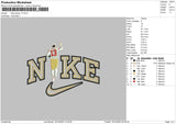 Nike Player 13 Embroidery File 6 sizes