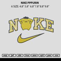 Nike Pppurin Embroidery File 6 sizes