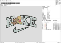 Nike Pooh Tiger Embroidery File 6 sizes