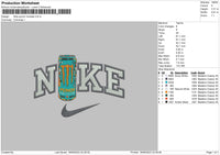 Nike Punch M Embroidery File 6 sizes