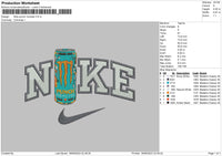 Nike Punch M Embroidery File 6 sizes