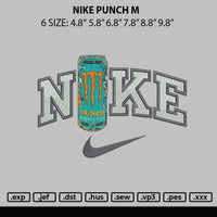 Nike Punch M Embroidery File 6 sizes