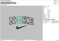 Nike Rabbit V4 Embroidery File 6 sizes