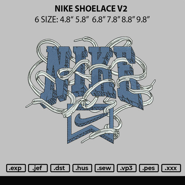 Nike Shoelace V2 Embroidery