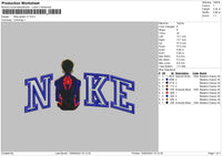 Nike Spider V7 Embroidery File 6 sizes