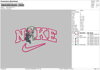 Nike Spidey Embroidery File 6 sizes