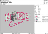 Nike Spidey Embroidery File 6 sizes