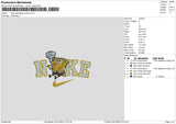 Nike Sponge Smoke Embroidery File 6 sizes