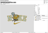 Nike Sponge Smoke Embroidery File 6 sizes