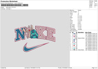 Nike Stitch V10 Embroidery File 6 sizes