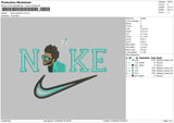 Nike Weekend v2 Embroidery File 6 sizes