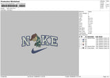 Nike Wybie Embroidery File 6 sizes