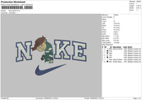 Nike Wybie Embroidery File 6 sizes