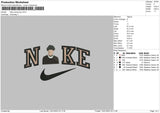 Nike Young Boy Embroidery File 6 sizes