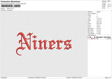 Niners Embroidery