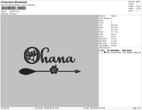 OHANA Embroidery File