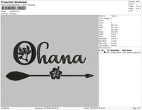 OHANA Embroidery File