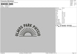 Olmos Embroidery File 6 sizes