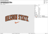 OREGON STATE Embroidery