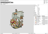 Op Ship Embroidery File 6 sizes