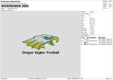 Oregon E Embroidery File 6 sizes