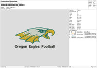 Oregon E Embroidery File 6 sizes