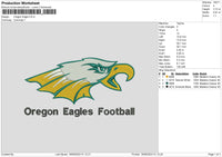 Oregon E Embroidery File 6 sizes