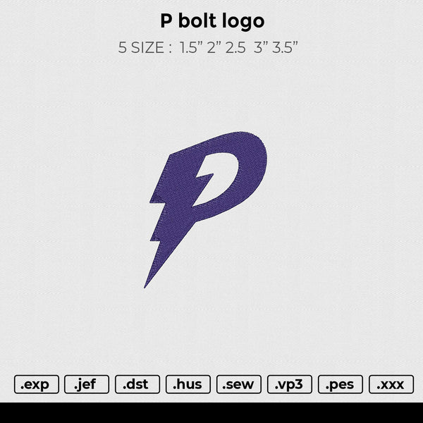 P bolt logo