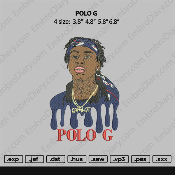 Polo G Embroidery