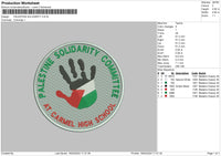 Solidarity Circle Embroidery File 6 sizes