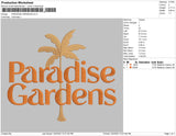 paradise gardens Embroidery