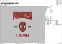 Spider Head 01 Embroidery File 6 sizes