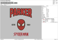 Spider Head 01 Embroidery File 6 sizes