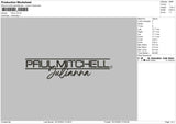 Paul Embroidery File 6 sizes