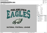 Philadelphia Embroidery File 6 sizes