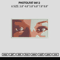 Photoflat 0812 Embroidery File 6 sizes