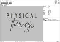 Physicaltext Embroidery File 6 sizes